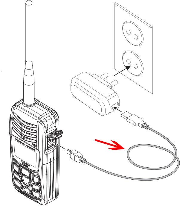 HX300 Charging Cable