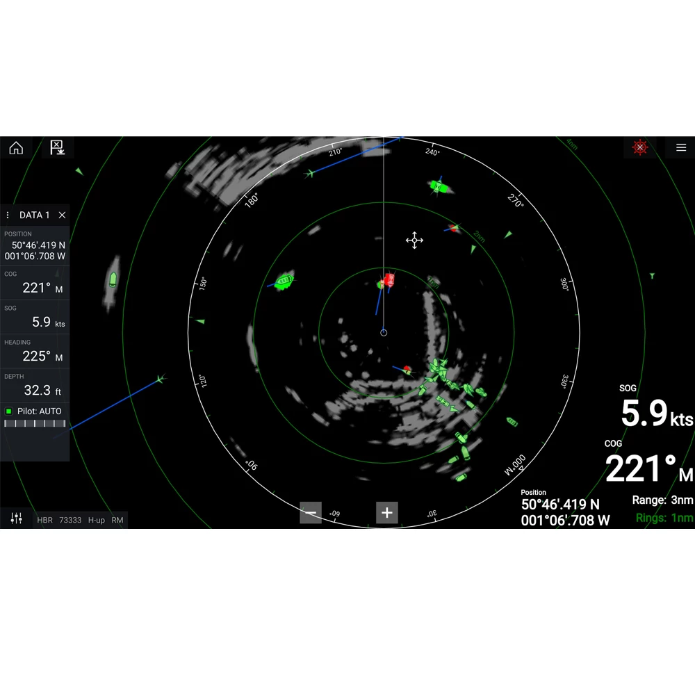 Quantum 2 Q24D Doppler Radar With 15m Power and Data cables