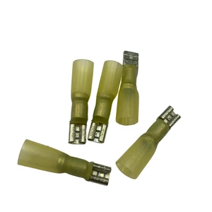 Force 4 Adhesive Lined Heatshrink Crimp Female Spade Connectors