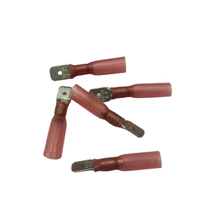 Force 4 Adhesive Lined Heatshrink Crimp Male Spade Connectors