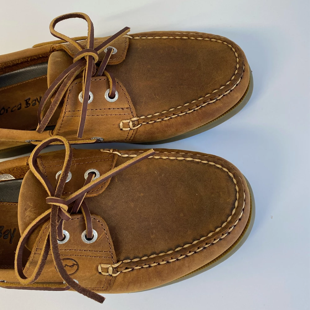 Creek Leather Men's Deck Shoe - Sand