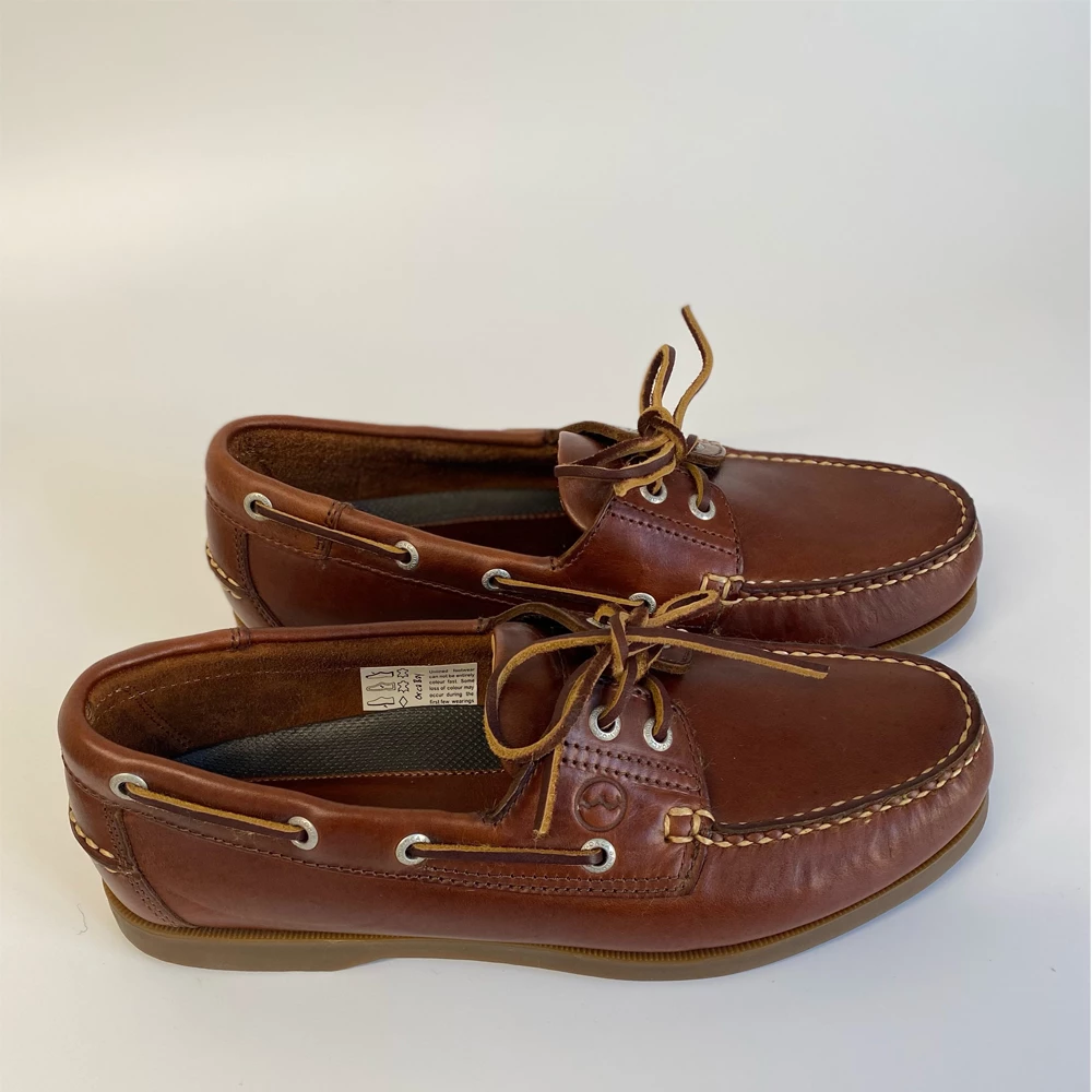 Creek Leather Men's Deck Shoe - Saddle