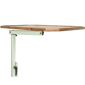 Lagun Cockpit Table Leg with Teak Style Tabletop 