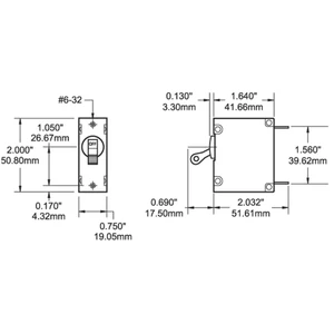 Blue Sea Systems A-Series Toggle Circuit Breaker 