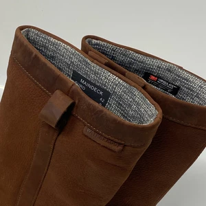 Maindeck Short Leather Sailing Boot 