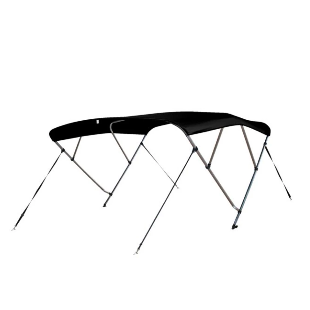 Talamex Deluxe 4-Arch Bimini Top - Black 
