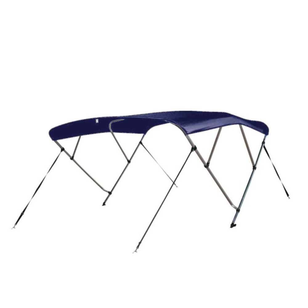 Force 4 Deluxe 4-Arch Bimini Top - Navy 
