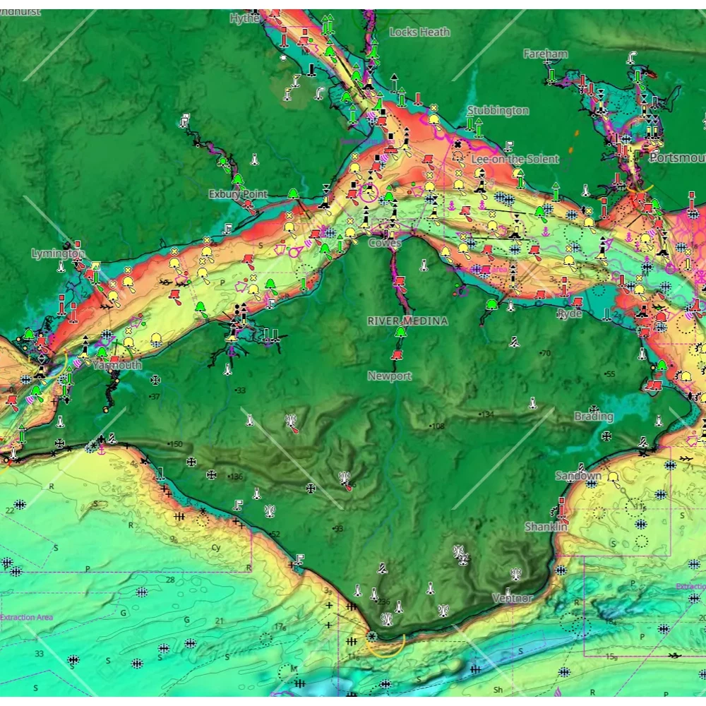 Reveal X UK & Ireland Electronic Chart For B&G Zeus S and SIMRAD NSX