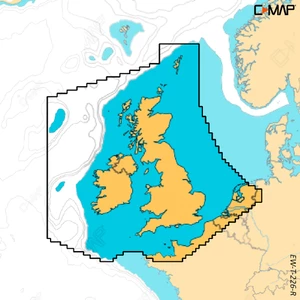 C-Map Reveal X UK & Ireland Electronic Chart For B&G Zeus S and SIMRAD NSX