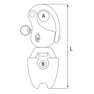 Wichard Snap Shackle and Thimble