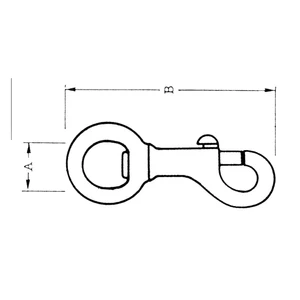 Kong Single Snap Hook Bronze