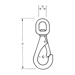 Kong Swivel Eye Boat Snaps Bronze