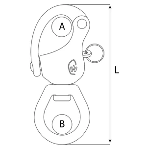 Wichard HR Snap Shackle Large Bail 