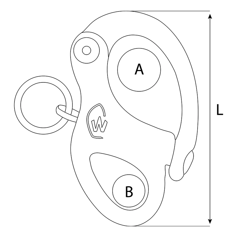 HR Snap Shackle Fixed Eye