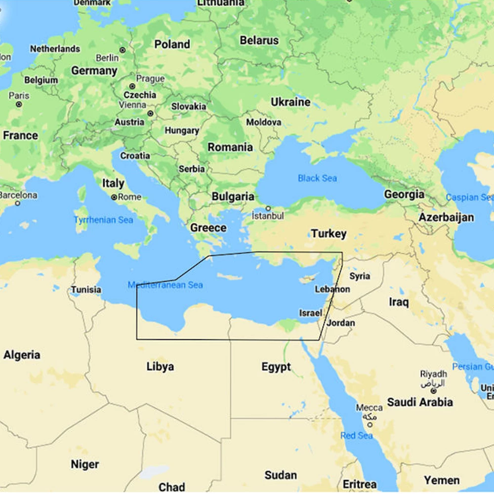 C-Map Discover Mediterranean South East Electronic Chart
