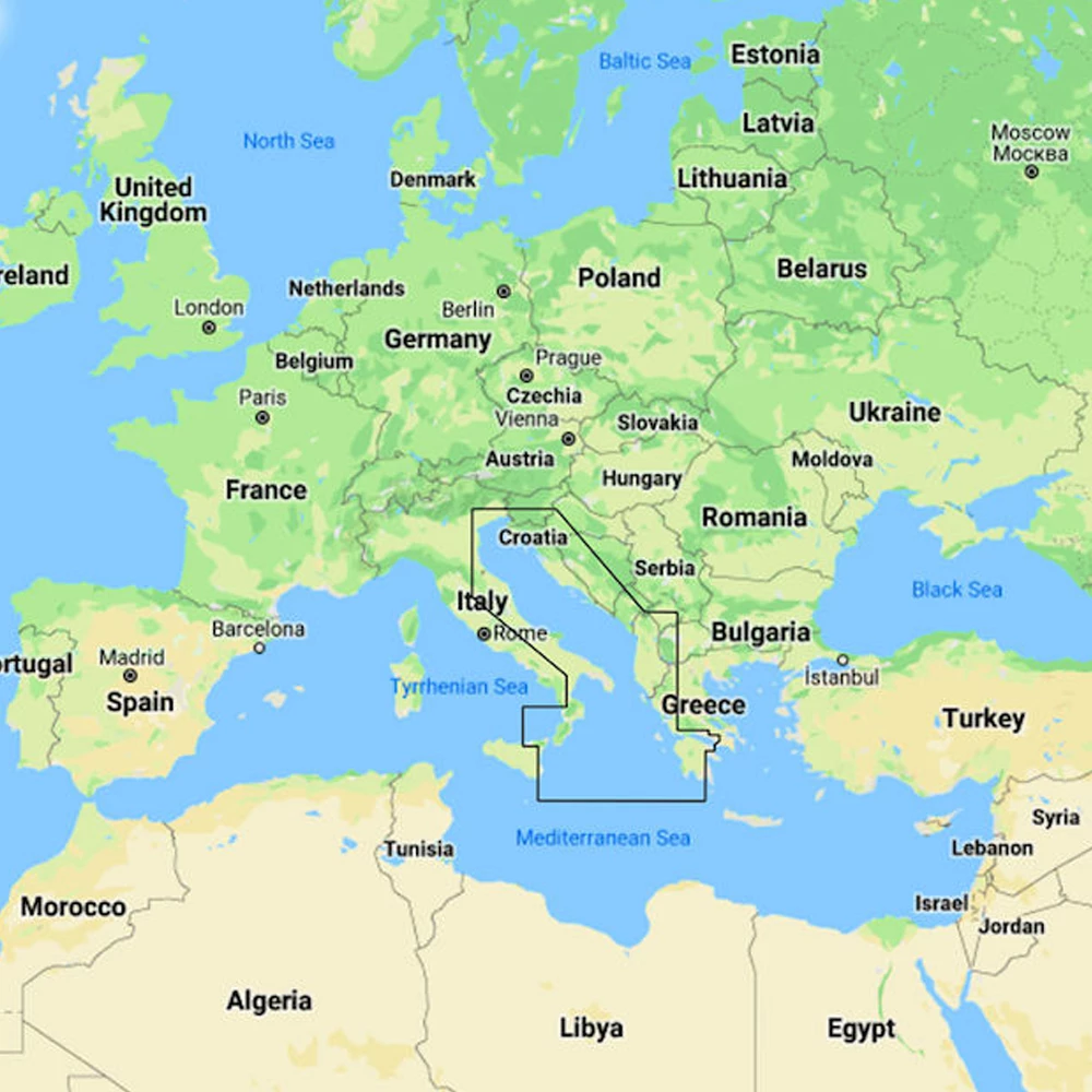 C-Map Discover Adriatic and Ionian Seas Electronic Chart 