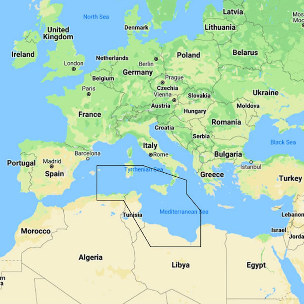 C-Map Discover Mediterranean South Central Electronic Chart 