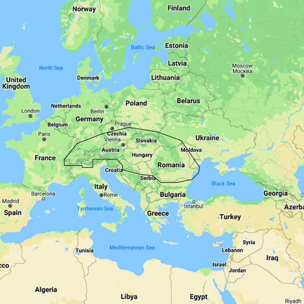 C-Map Discover Central Europe Inland Electronic Chart 