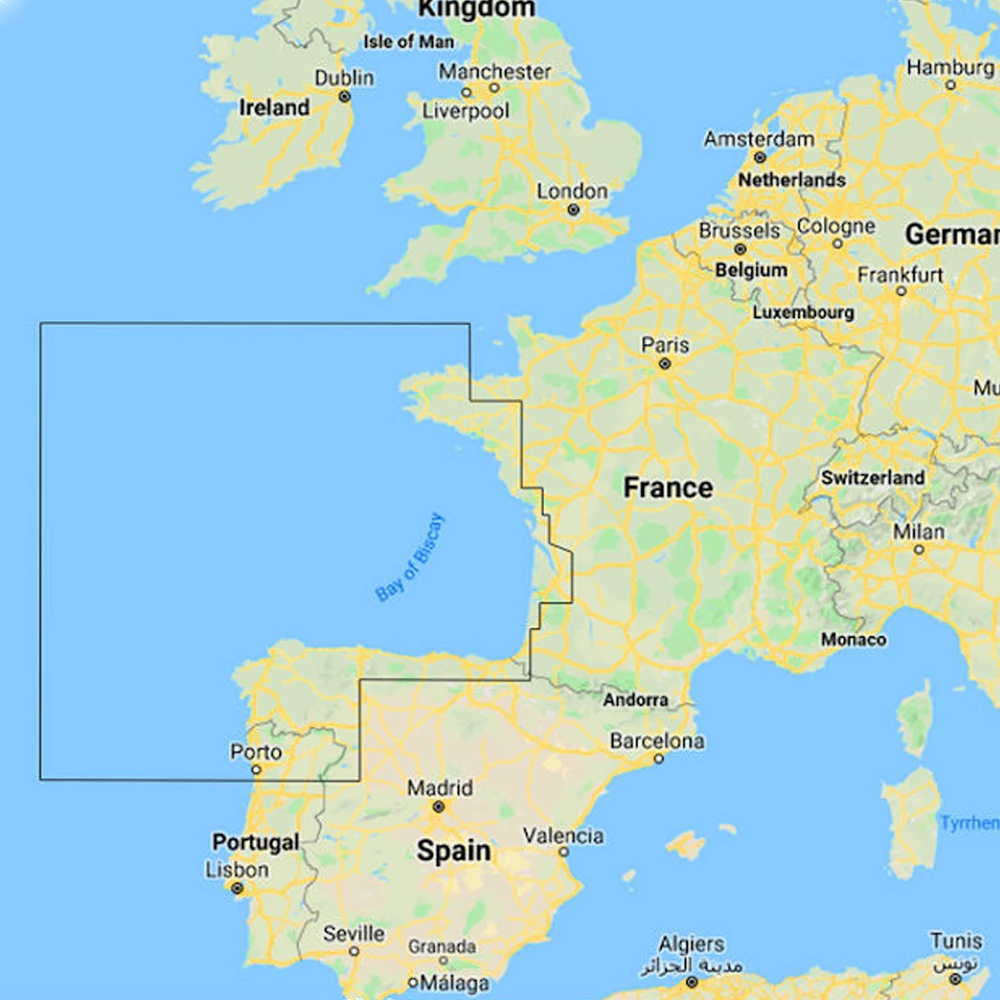 C-Map Discover Bay of Biscay Electronic Chart 