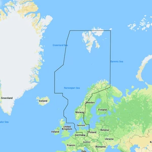 C-Map Reveal North Sea and Denmark  Electronic Chart 