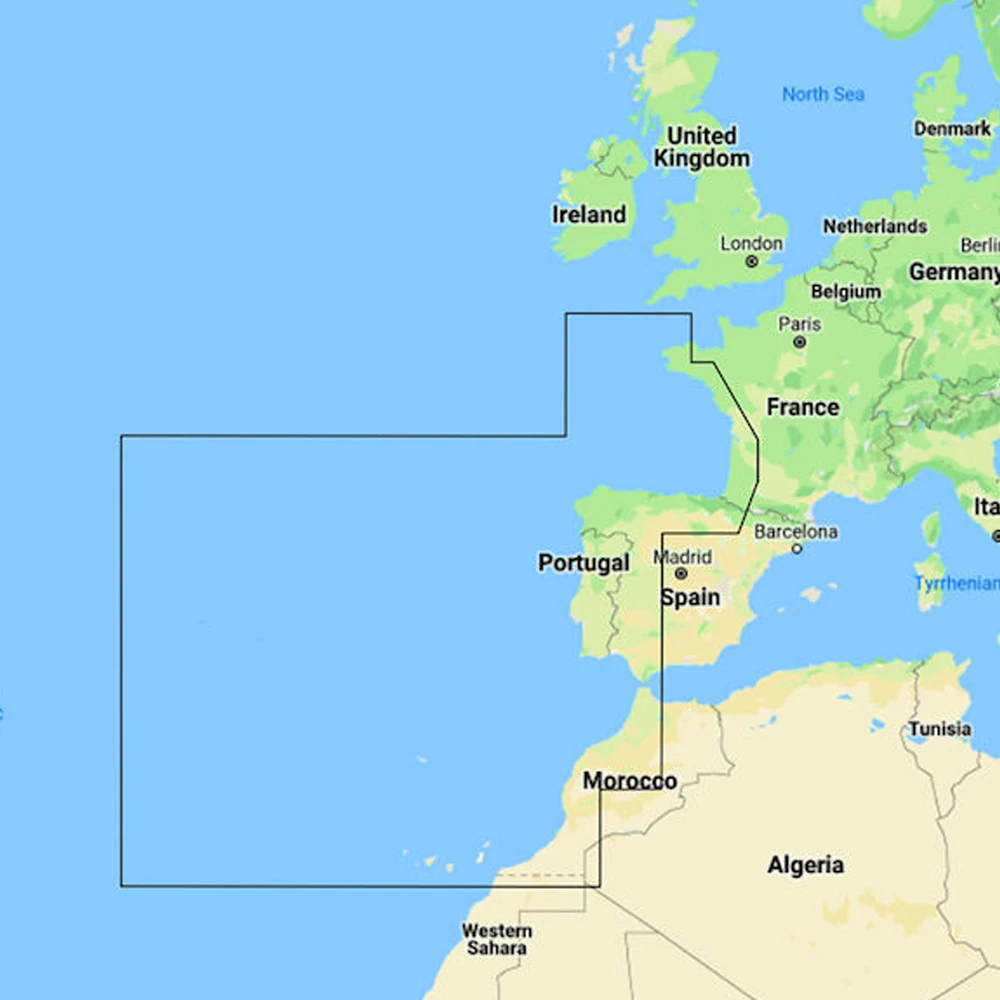 C-Map Reveal West European Coastal Electronic Chart