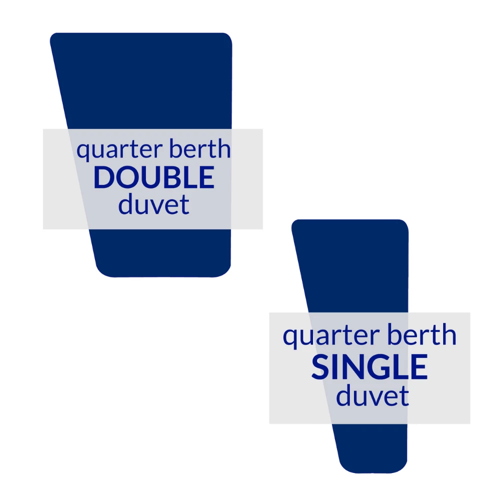 Ship Shape Bedding Quater Berth Duvet 10.5 TOG