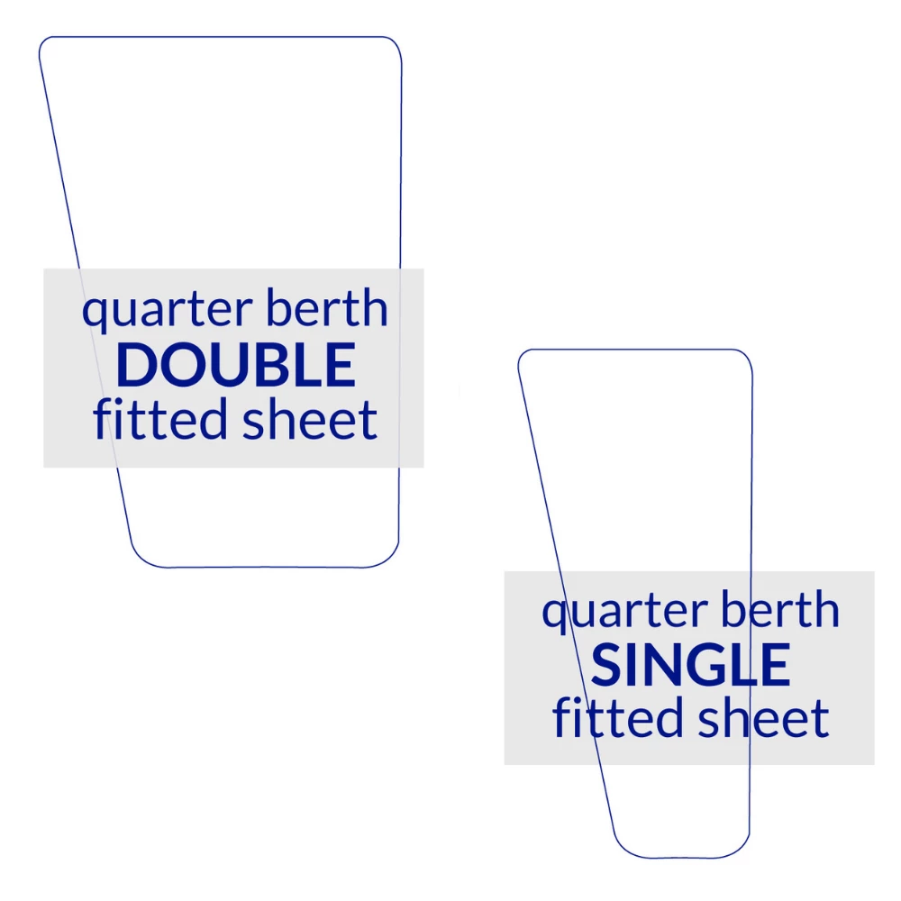 Ship Shape Bedding Quarter Berth Fitted Sheet