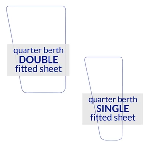 Ship Shape Bedding Quarter Berth Fitted Sheet