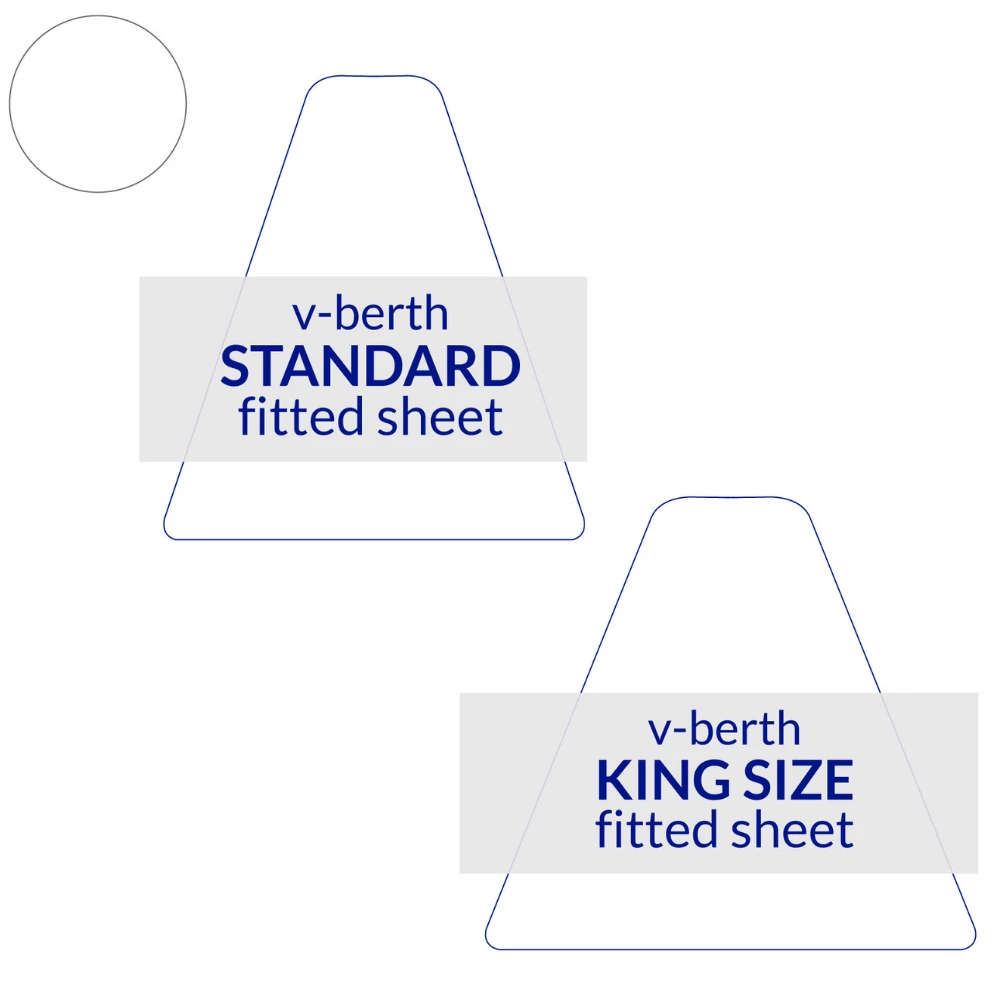 Ship Shape Bedding V-Berth Fitted Sheet