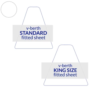 Ship Shape Bedding V-Berth Fitted Sheet