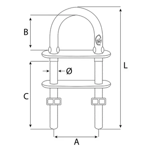 Wichard U-Bolt Short 