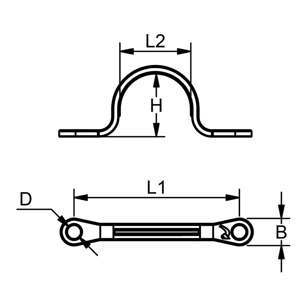 2pk Strip Lacing Eye
