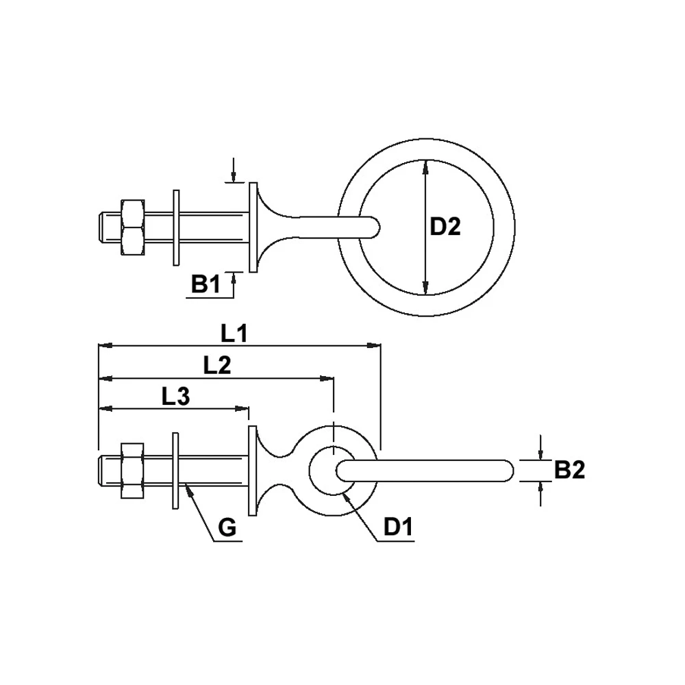 Stainless Steel Ring Bolt