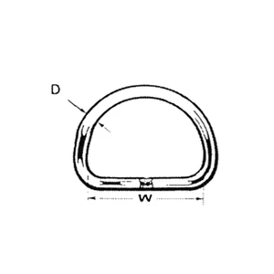 Force 4 D-Ring Stainless Steel (2pk)
