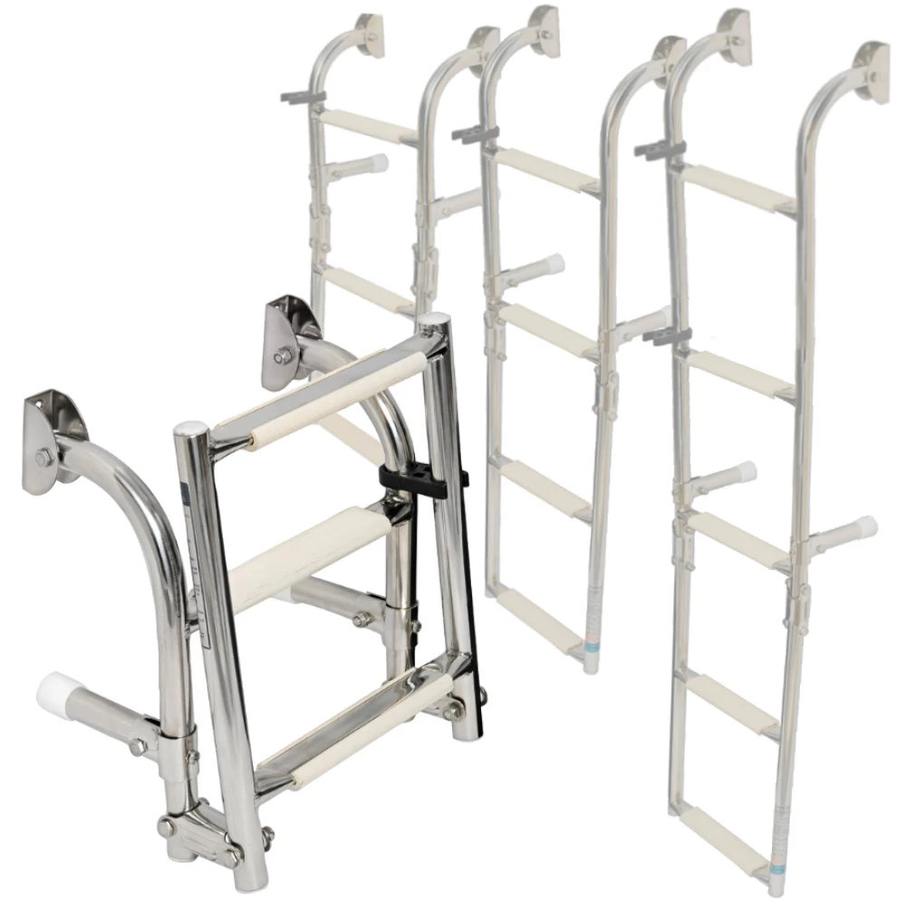 Force 4 Stainless Steel Transom Boarding Ladder