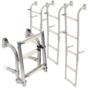 Force 4 Stainless Steel Transom Boarding Ladder