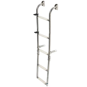Force 4 Stainless Steel Transom Boarding Ladder