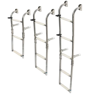Force 4 Stainless Steel Transom Boarding Ladder