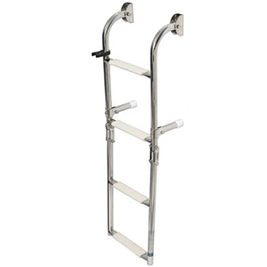Force 4 Stainless Steel Transom Boarding Ladder