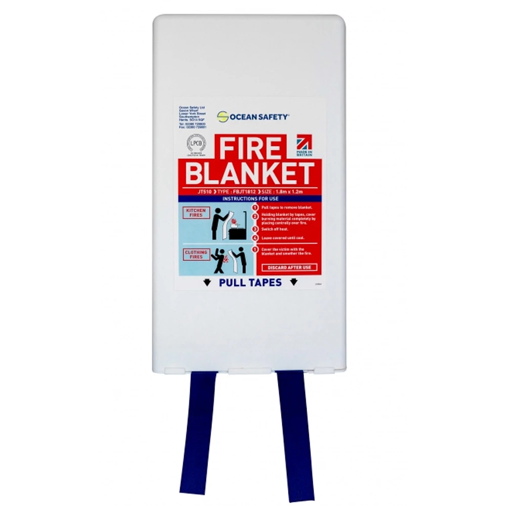 Ocean Safety Fire Blanket 1.8m x 1.2m (MCA) 