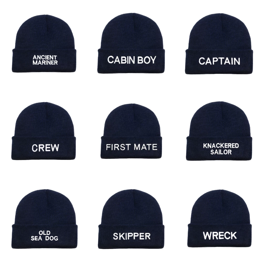 Embroidered Beanie Hat