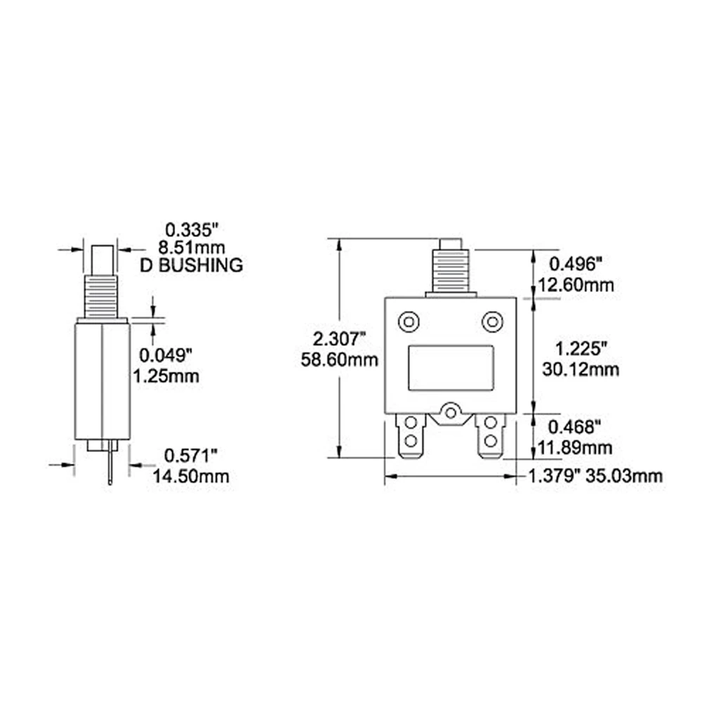 Thermal Circuit Breaker 10A