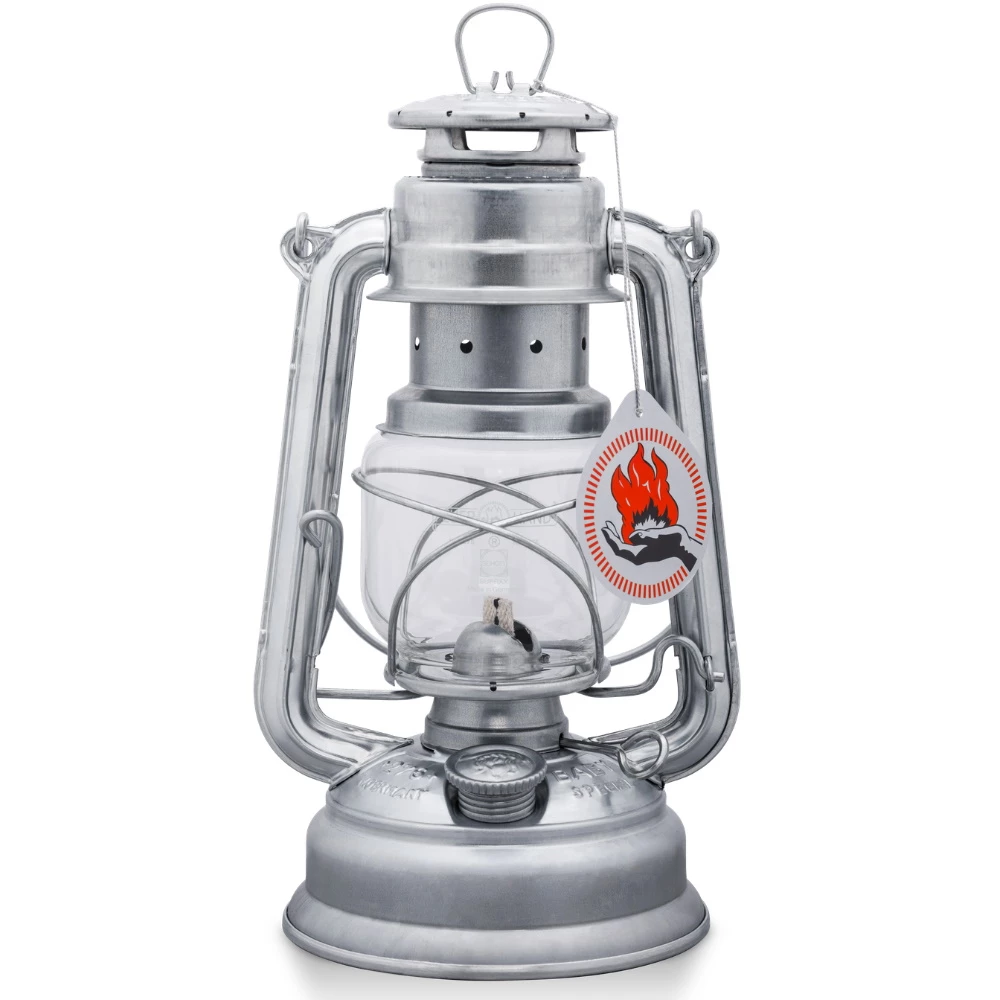 Hurricane Oil Lamp - Zinc Plated