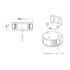 Aqua Signal Series 34 LED Navigation Light