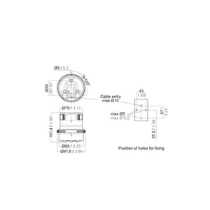 Aqua Signal Series 34 LED Navigation Light