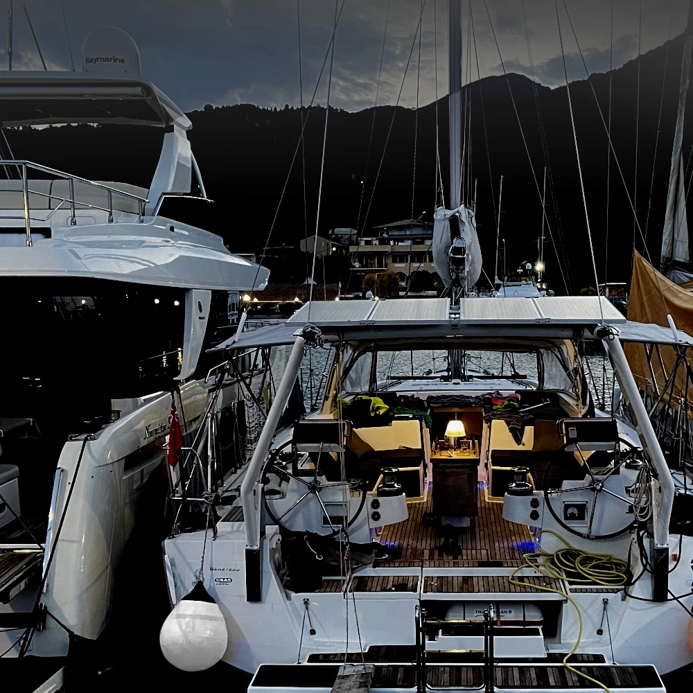 Waterproof Cockpit Table Lamp with Flush Mount Base