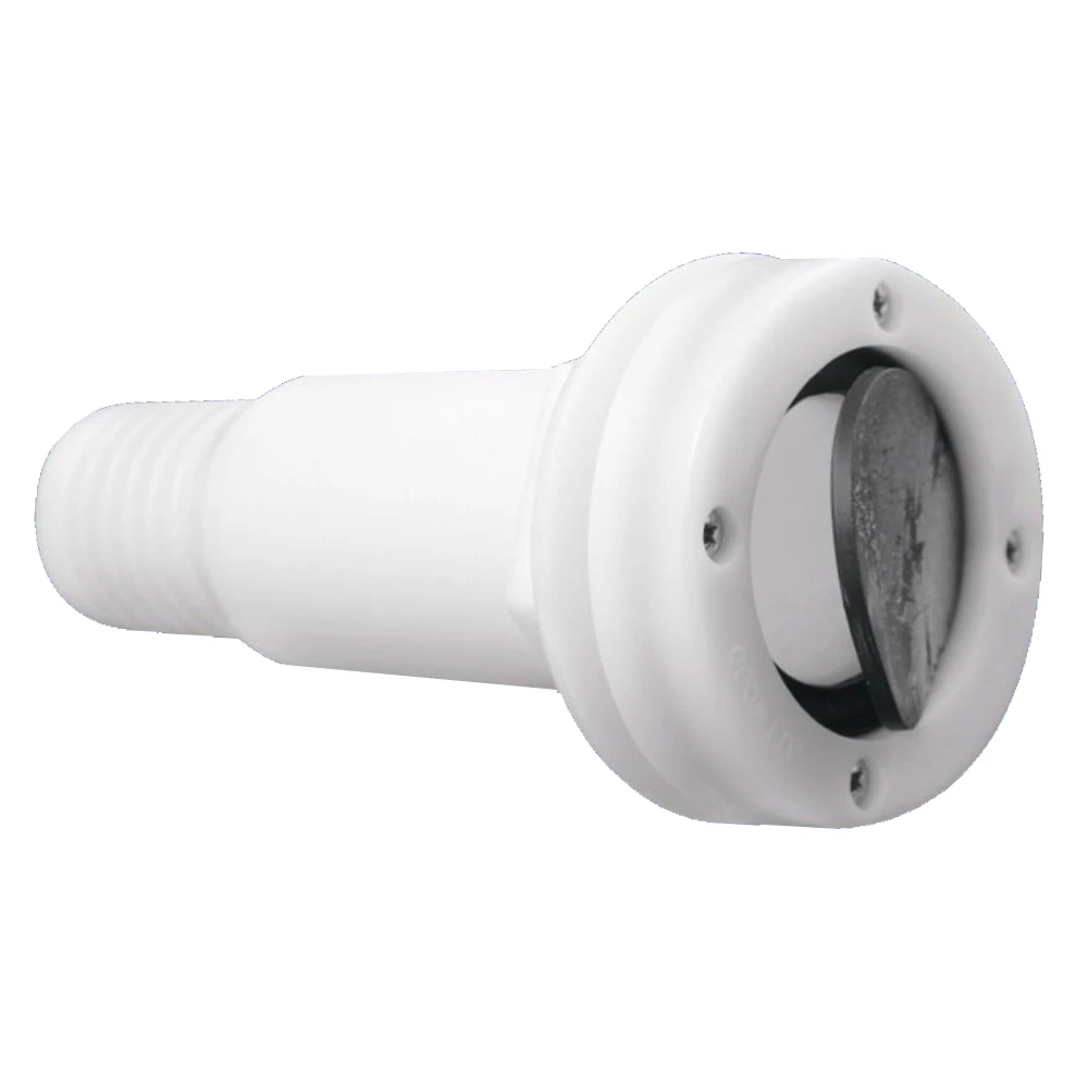 Attwood Thru-Transom Skin Fitting with Scupper 