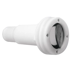 Attwood Thru-Transom Skin Fitting with Scupper 