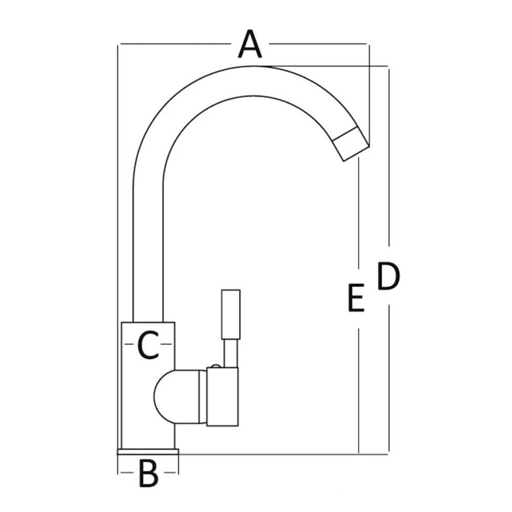 Ceramic Swivelling Mixer Tap