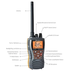 Cobra HH350 Floating Handheld VHF Radio 